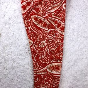 🌸J CREW PAISLEY CAPRI PANTS-CITY FIT